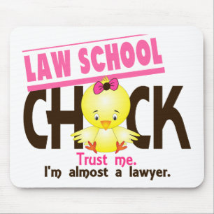 Law School Chick 3 Mouse Mat