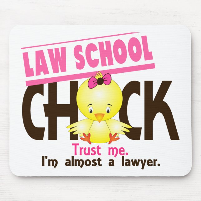 Law School Chick 3 Mouse Mat (Front)