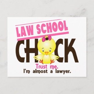Law School Chick 3 Postcard