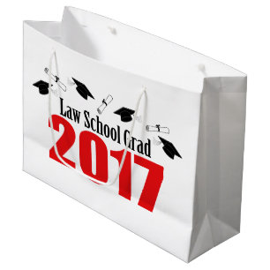 Law School Grad 2017 Graduation Gift Bag (Red)