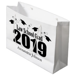 Law School Grad 2019 Graduation Gift Bag (Black)