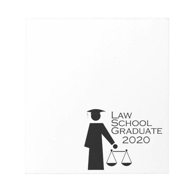 Law School Graduate 2020 Notepad (Front)