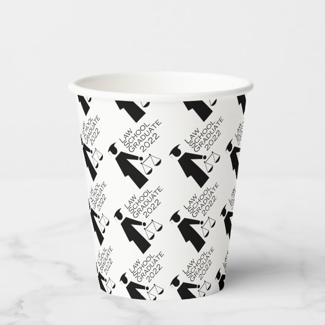Law School Graduate 2022 Paper Cups (Front)
