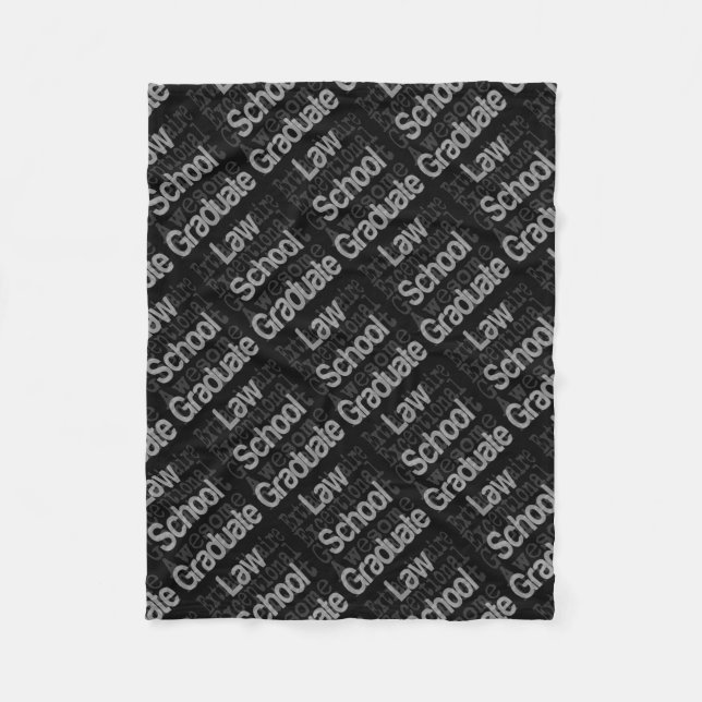 Law School Graduate Extraordinaire Fleece Blanket (Front)