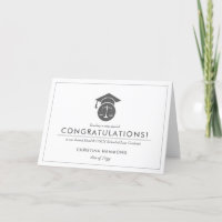 Law School Graduate | Minimal Congrats 