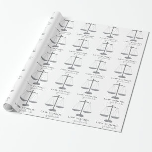 Law School Graduate Wrapping Paper