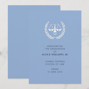 Law School Graduation Announcement