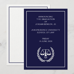 Law School Graduation Announcement