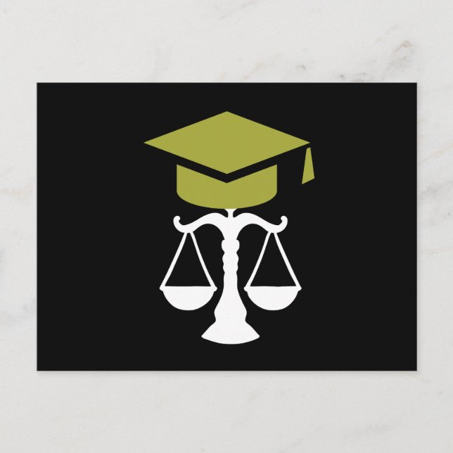 Law School  Graduation Announcement/ Invitation (Front)