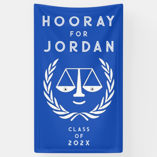 Law School Graduation Banner (Vertical)