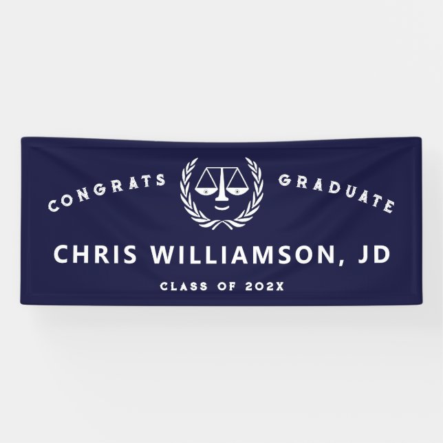 Law School Graduation  Banner (Horizontal)