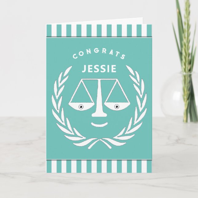 Law School Graduation Card (Front)