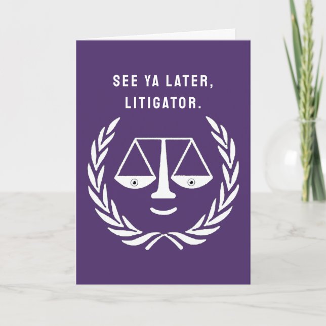 Law School Graduation Card (Front)
