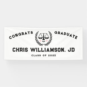 Law School Graduation Congrats Banner