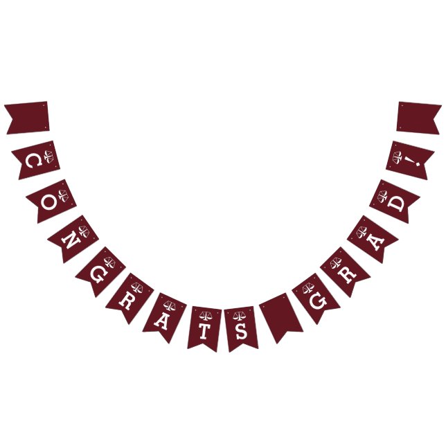 Law School Graduation Congrats Bunting (All)