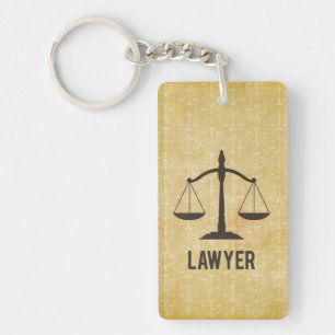 Law School Graduation Congrats Scale of Justice Key Ring