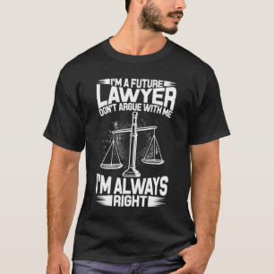 Law School Graduation Exam Student Lawyer Survivor T-Shirt