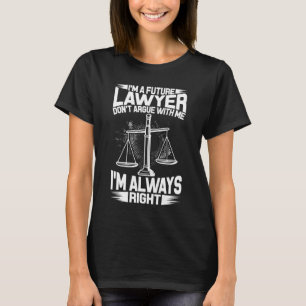 Law School Graduation Exam Student Lawyer Survivor T-Shirt