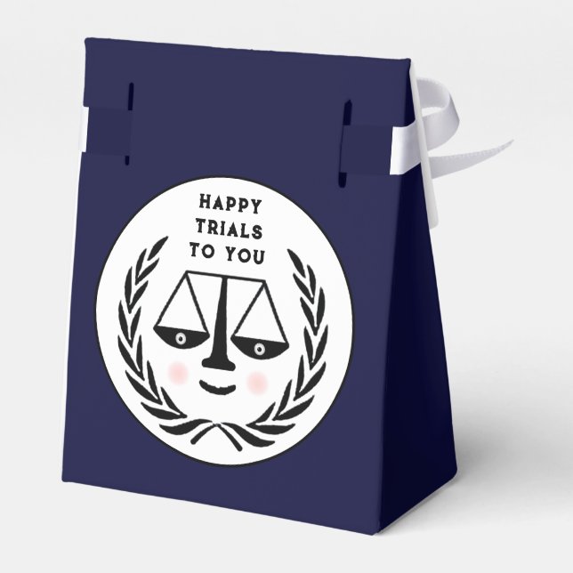 Law School Graduation Favour Box (Back Side)