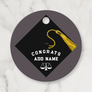 Law School Graduation Favour Tags