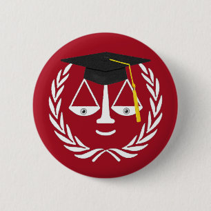Law School Graduation Gift 6 Cm Round Badge
