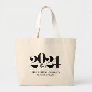 Law School Graduation Gift Large Tote Bag