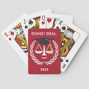 Law School Graduation Gift Playing Cards