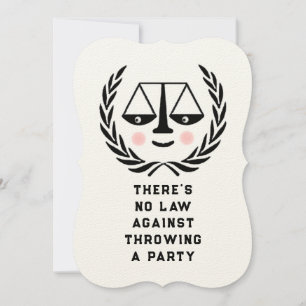 Law School Graduation Invitation