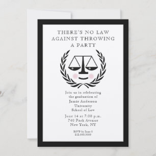 Law School Graduation Invitations