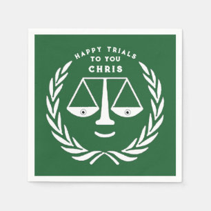 Law School Graduation Lawyer Napkins