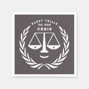 Law School Graduation Lawyer Napkins