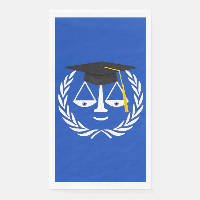 Law School Graduation Napkin (Front)