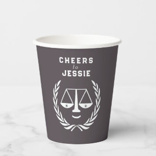 Law School Graduation Paper Cups