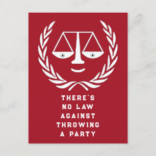 Law School Graduation Party Invitations