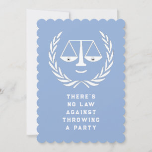 Law School Graduation Party Invitations