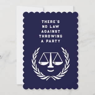 Law School Graduation Party Invitations