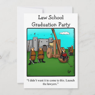 Law School Graduation Party Invite
