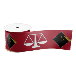 Law School Graduation Satin Ribbon