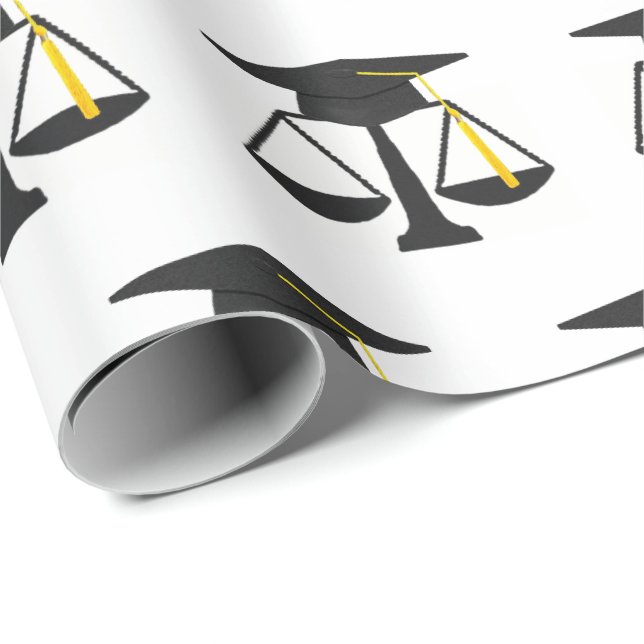 Law School Graduation Wrapping Paper (Roll Corner)
