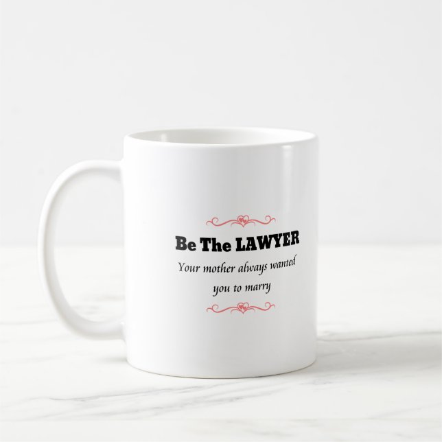 Law School Lawyer Female Graduate - Graduation Coffee Mug (Left)