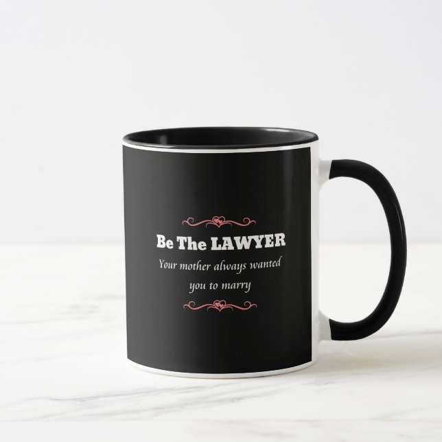 Law School Lawyer Female Graduate - Graduation Mug (Right)