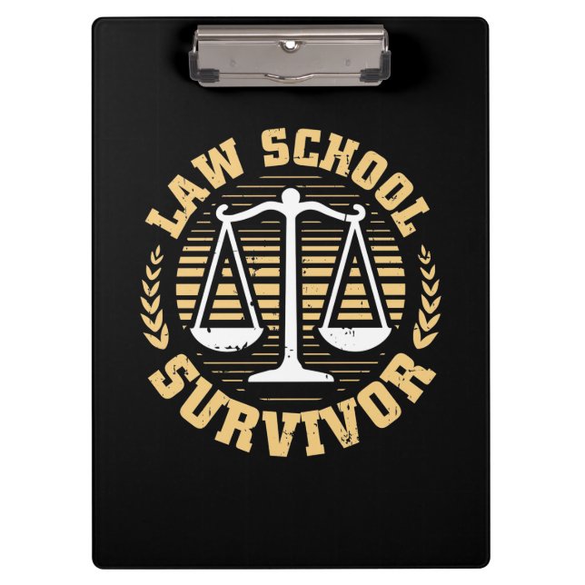 Law School Survivor Clipboard (Front)