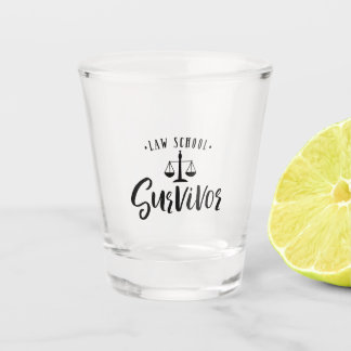 Law School Survivor-Graduation Gift Shot glass