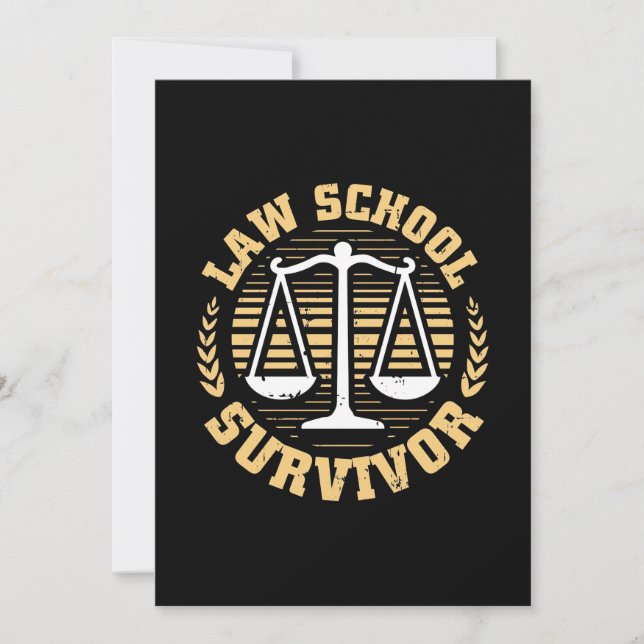 Law School Survivor Invitation (Front)