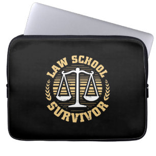 Law School Survivor Laptop Sleeve