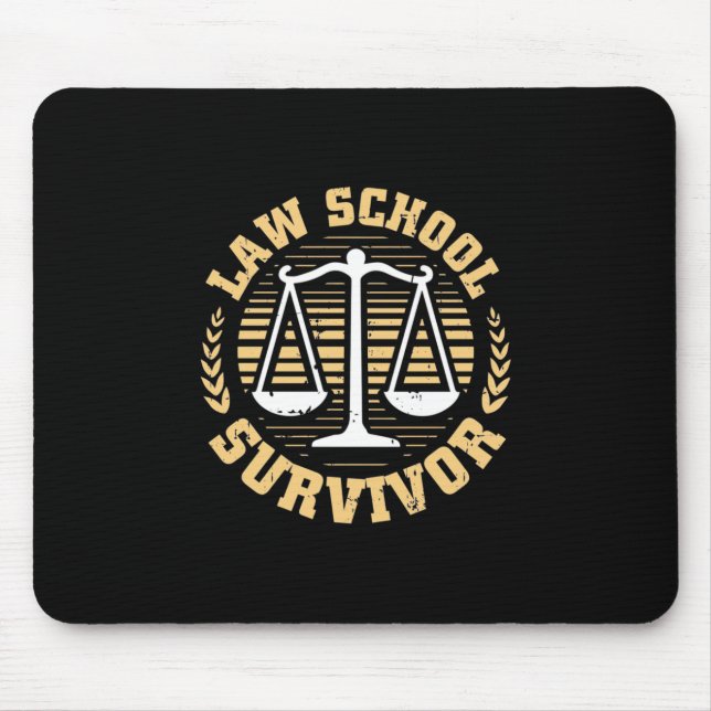 Law School Survivor Mouse Mat (Front)