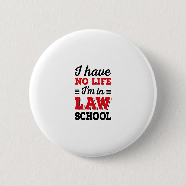 LAW STUDENT 6 CM ROUND BADGE (Front)