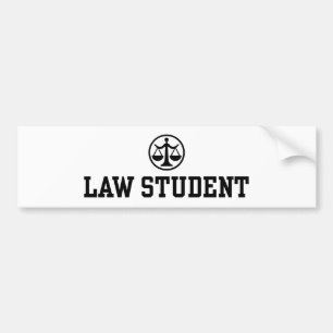 Law Student Bumper Sticker