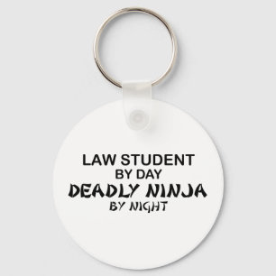 Law Student Deadly Ninja Key Ring