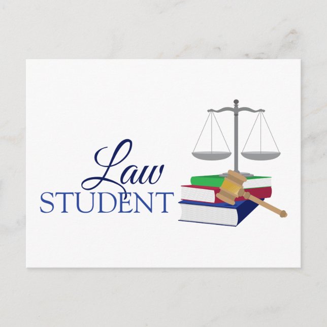 Law Student Postcard (Front)